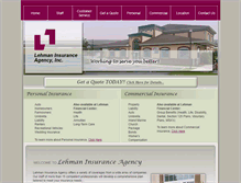 Tablet Screenshot of lehmanins.com